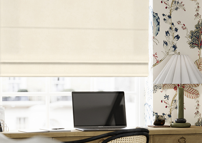 Faux Suede, Parchment - Roman Blind - Image 5